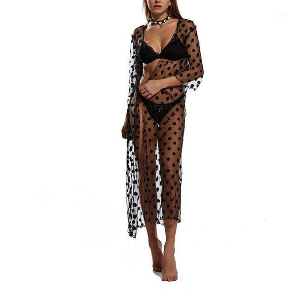 women's swimwear bikini cover up kaftan polka dot lace ups long beach swim bathing suit womensummer saida tunic beachwear, White;black
women's swimwear bikini cover up kaftan polka dot lace ups long beach swim bathing suit womensummer saida tunic beachwear, White;black