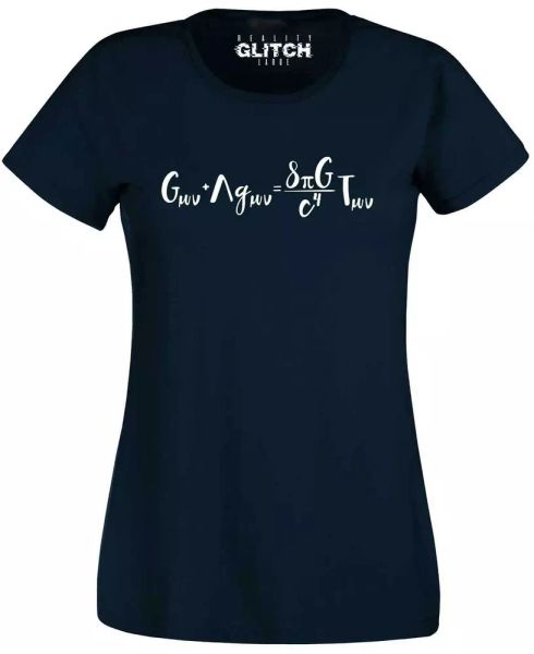 einstein's field equations womens t-shirt science physics genius relativity, White;black
einstein's field equations womens t-shirt science physics genius relativity, White;black
