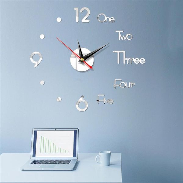 modern frameless diy wall clocks mute clock 3d mirror surface sticker for home office decoration support drop
modern frameless diy wall clocks mute clock 3d mirror surface sticker for home office decoration support drop