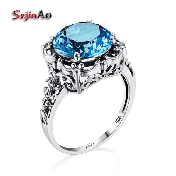 cluster rings szjinao byzantine style luxury women blue birthstone aquamarine ring 925 sterling silver engagement wedding band, Golden;silver
cluster rings szjinao byzantine style luxury women blue birthstone aquamarine ring 925 sterling silver engagement wedding band, Golden;silver