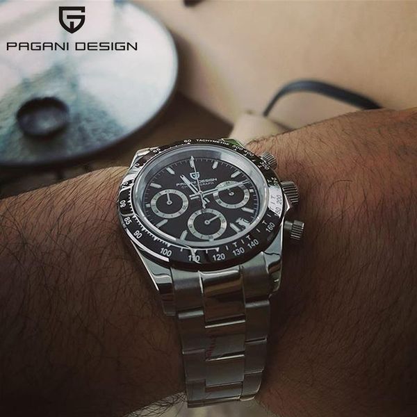 men's business watch pagani design high-end brand sapphire glass quartz watches sports waterproof chronograph relogio masculino wristwa, Slivery;brown
men's business watch pagani design high-end brand sapphire glass quartz watches sports waterproof chronograph relogio masculino wristwa, Slivery;brown