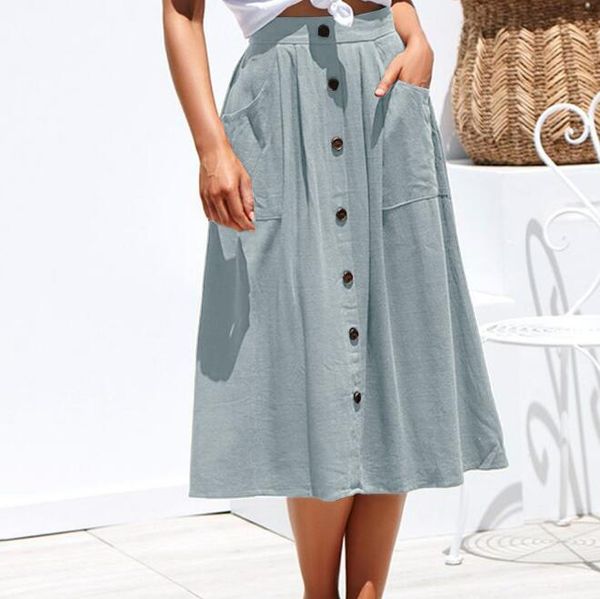skirts european and american women's product solid color breasted loose bag hip casual skirt, Black
skirts european and american women's product solid color breasted loose bag hip casual skirt, Black