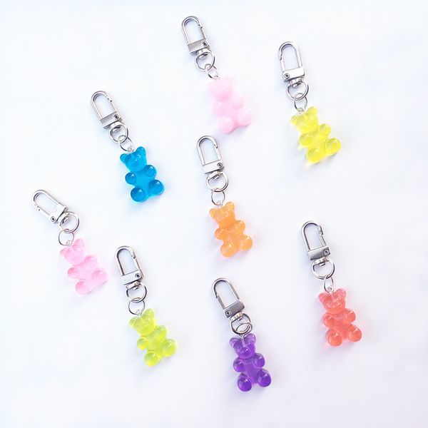 candy color cute bear keychain ring pendant girls kids men women couple key chain bag charm, Silver
candy color cute bear keychain ring pendant girls kids men women couple key chain bag charm, Silver