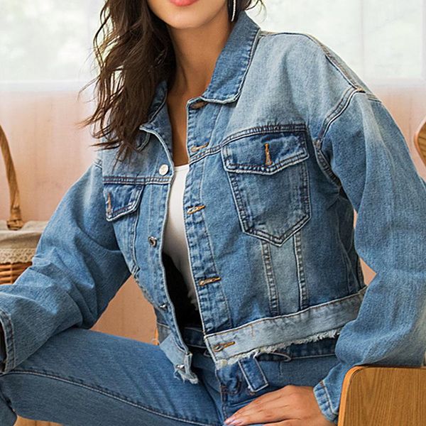 women's jackets spring summer short denim jacket women slim fit classic fashion jean coat long sleeve abrigo mujer invierno bomber, Black;brown
women's jackets spring summer short denim jacket women slim fit classic fashion jean coat long sleeve abrigo mujer invierno bomber, Black;brown
