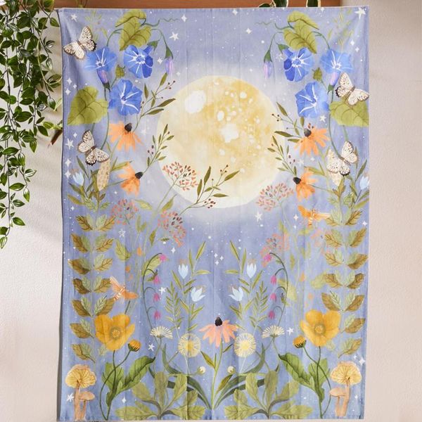 tapestries floral moon tapestry wall hanging purple flower butterfly star tapiz witchcraft cloth
tapestries floral moon tapestry wall hanging purple flower butterfly star tapiz witchcraft cloth