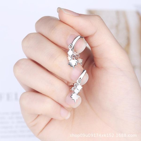 hoop & huggie creative design star earrings south korean style fashion elegant female ear exquisite gift, Golden;silver
hoop & huggie creative design star earrings south korean style fashion elegant female ear exquisite gift, Golden;silver