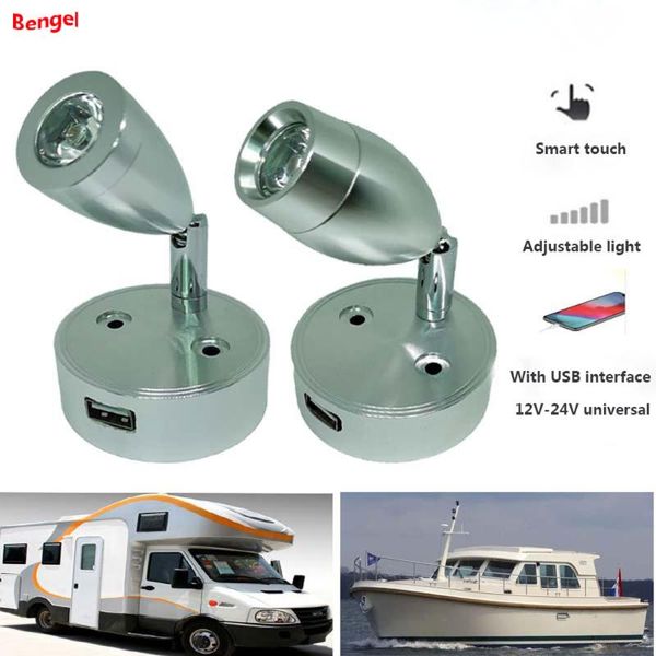wall light smart touch dimmable reading lights with usb charging interface, used for motorhomes, boats, yachts lamp
wall light smart touch dimmable reading lights with usb charging interface, used for motorhomes, boats, yachts lamp