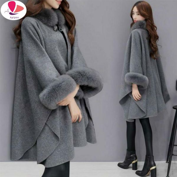 women winter real fur collar cuff hooded coat natural wool jacket long parka black gray jackets women's & blends
women winter real fur collar cuff hooded coat natural wool jacket long parka black gray jackets women's & blends