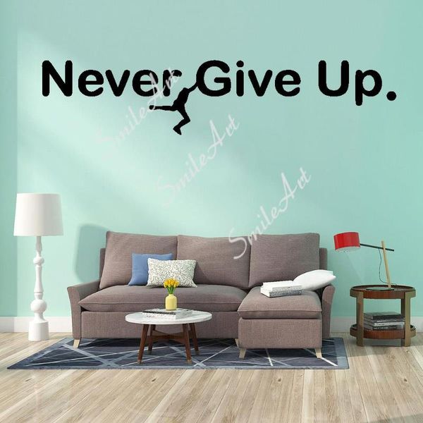 wall stickers drop never give up art decal pvc material for kids rooms decoration diy home accessories
wall stickers drop never give up art decal pvc material for kids rooms decoration diy home accessories