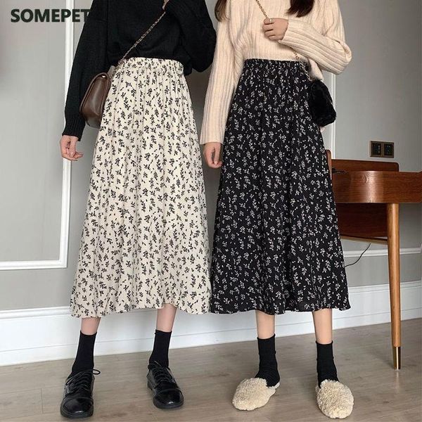 skirts women's harajuku high waist floral print for women spring autumn midi vintage skirt female korean style long, Black
skirts women's harajuku high waist floral print for women spring autumn midi vintage skirt female korean style long, Black
