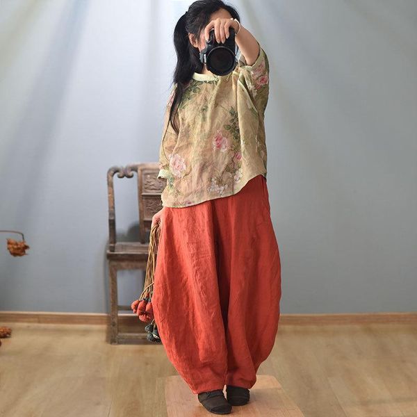 women's pants & capris women loose elastic waist solid color linen ladies plus size vintage harem trousers female 2021 summer, Black;white
women's pants & capris women loose elastic waist solid color linen ladies plus size vintage harem trousers female 2021 summer, Black;white