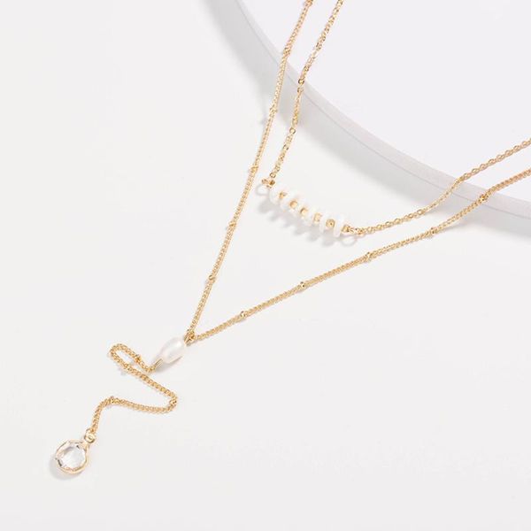chains shell clavicle chain natural pearl rhinestone pendants necklaces for women fashion jewelry layered necklace gold color, Silver
chains shell clavicle chain natural pearl rhinestone pendants necklaces for women fashion jewelry layered necklace gold color, Silver