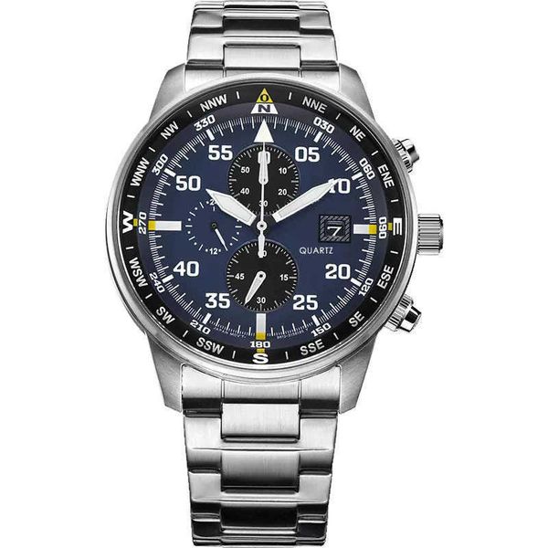 diameter 44mm quartz watches men six-hand chronograph stainless steel single folding clasp waterproof 210728, Slivery;brown
diameter 44mm quartz watches men six-hand chronograph stainless steel single folding clasp waterproof 210728, Slivery;brown