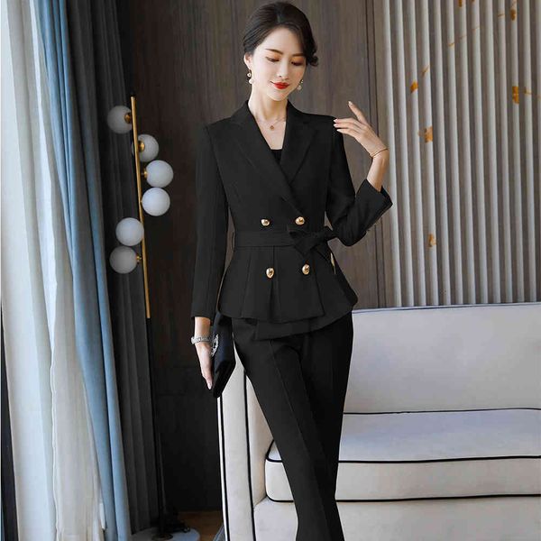 pant elegant black apricot size s-4xl women's suit two pieces double breasted blazer jacket with pants for lady in the office, White
pant elegant black apricot size s-4xl women's suit two pieces double breasted blazer jacket with pants for lady in the office, White