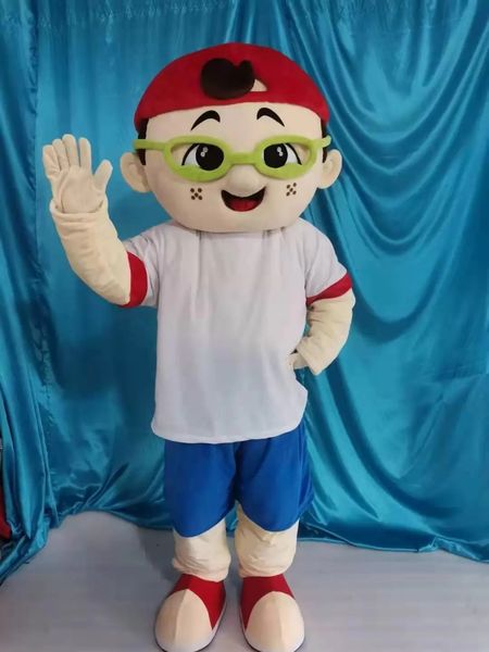 eyeglasses boy mascot costume halloween christmas cartoon character outfits suit advertising leaflets clothings carnival adults outfit, Red;yellow
eyeglasses boy mascot costume halloween christmas cartoon character outfits suit advertising leaflets clothings carnival adults outfit, Red;yellow