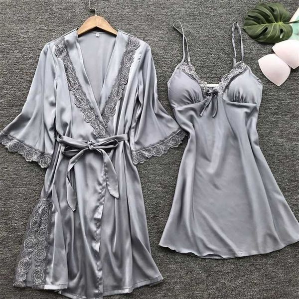 women's lace sleepwear lingerie lace pajamas robe set underwear nightdress ladies home clothes 211111, Black;red
women's lace sleepwear lingerie lace pajamas robe set underwear nightdress ladies home clothes 211111, Black;red