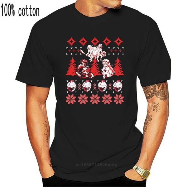 men goblin slayer christmas sweater t shirts cotton humorous short sleeve crewneck tee shirt arrival t-shirt men's t-shirts, White;black
men goblin slayer christmas sweater t shirts cotton humorous short sleeve crewneck tee shirt arrival t-shirt men's t-shirts, White;black
