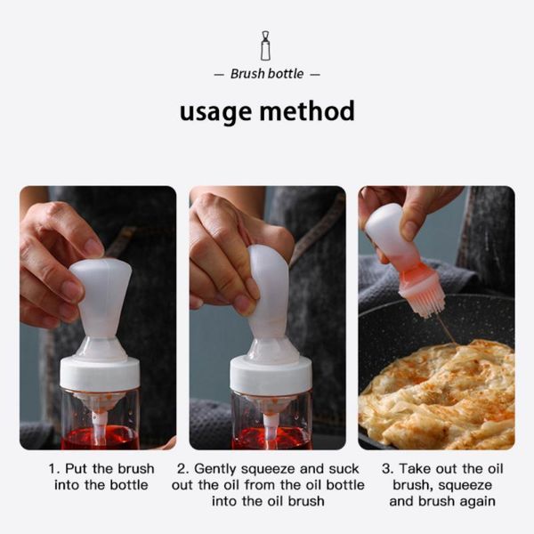 tools & accessories 1pc baking oil brush silicone bottle with cap barbecue for sauce butter kitchen cooking bbq
tools & accessories 1pc baking oil brush silicone bottle with cap barbecue for sauce butter kitchen cooking bbq