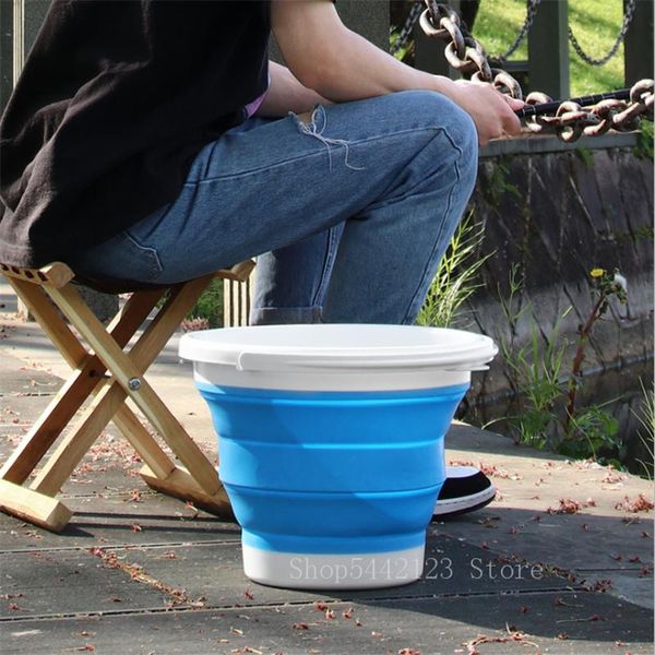fishing accessories 1.5l/3l/5l/10l silicone foldable collapsible bucket beach barrel barrels of fish laundry car wash
fishing accessories 1.5l/3l/5l/10l silicone foldable collapsible bucket beach barrel barrels of fish laundry car wash