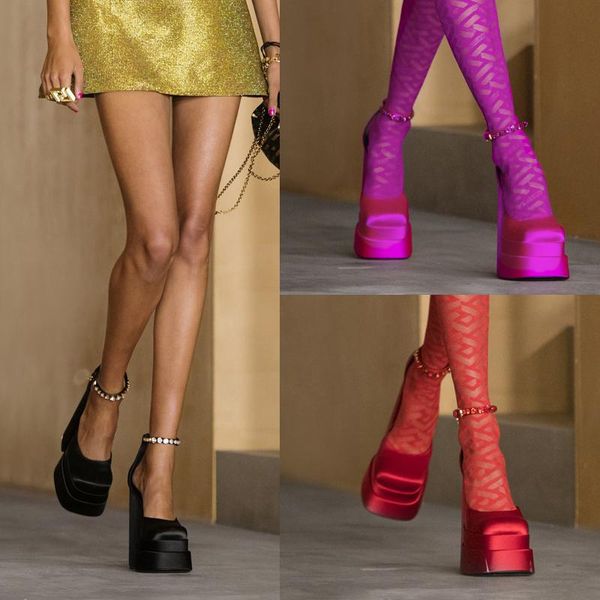 dress shoes french yellow red rose satin square toe crystal bling shallow pumps 145 mm chunky heel woman thick sole platform party, Black
dress shoes french yellow red rose satin square toe crystal bling shallow pumps 145 mm chunky heel woman thick sole platform party, Black