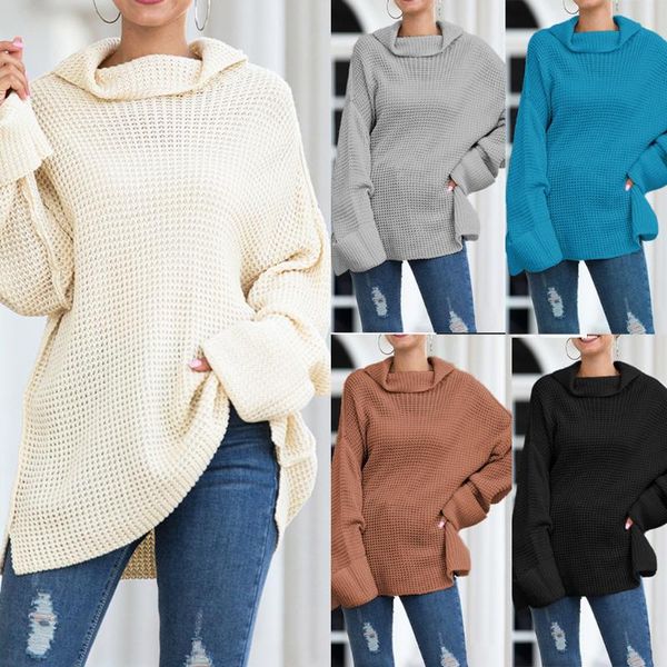 autumn winter thick sweater women knitted loose long sleeve turtleneck pullover knitting soft warm women's sweaters, White;black
autumn winter thick sweater women knitted loose long sleeve turtleneck pullover knitting soft warm women's sweaters, White;black