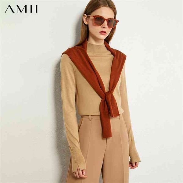 minimalism autumn winter solid wool women sweater causal turtleneck slim fit fashion female 1307 210527, White
minimalism autumn winter solid wool women sweater causal turtleneck slim fit fashion female 1307 210527, White