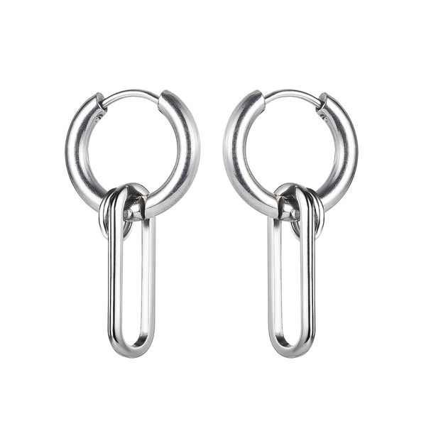 sliver charm earrings for men or women fashion all-match titanium stainless steel personality small round shape geometric rectangle jewelry, Golden
sliver charm earrings for men or women fashion all-match titanium stainless steel personality small round shape geometric rectangle jewelry, Golden