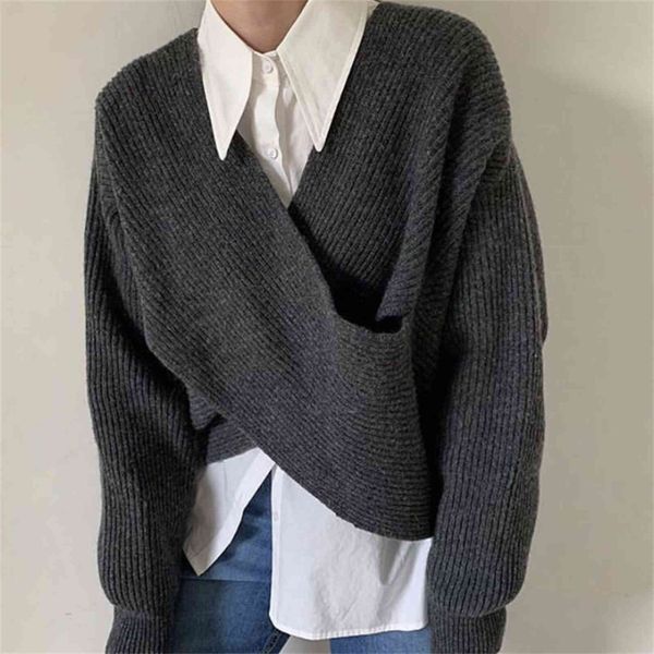 women's sweaters sweater pullovers with cleavage in v outwear elegant thicken loose lady from the new office ol chic femme top, White;black
women's sweaters sweater pullovers with cleavage in v outwear elegant thicken loose lady from the new office ol chic femme top, White;black