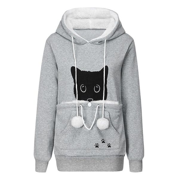 pet carrier thicken shirts kitten puppy holder animal pouch hood breathable sweatshirt for children ladies 2021 women's hoodies & sweat, Black
pet carrier thicken shirts kitten puppy holder animal pouch hood breathable sweatshirt for children ladies 2021 women's hoodies & sweat, Black
