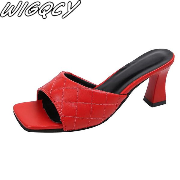 square toe slippers women peep shallow thick heeled high heels fashion summer wedding party casual zapatos de mujer, Black
square toe slippers women peep shallow thick heeled high heels fashion summer wedding party casual zapatos de mujer, Black