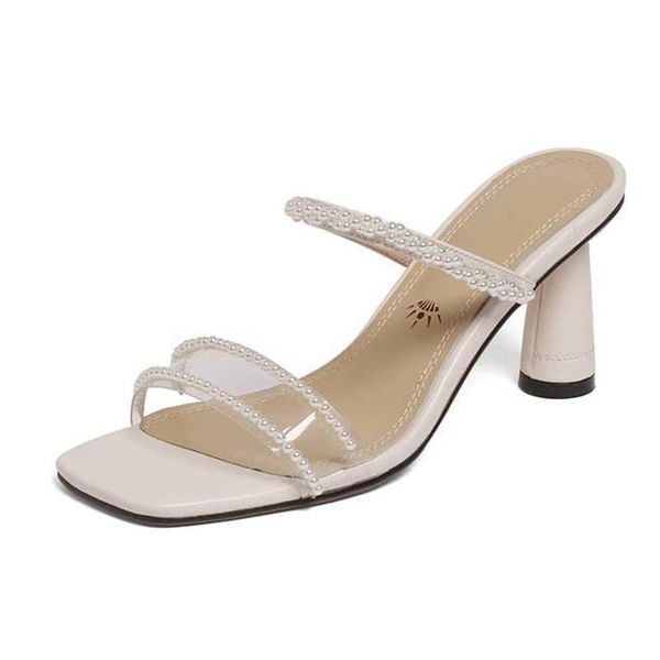 dress shoes genuine leather square toe high heels round heel shallow fashion pearl fairly slip on women sandals l29, Black
dress shoes genuine leather square toe high heels round heel shallow fashion pearl fairly slip on women sandals l29, Black