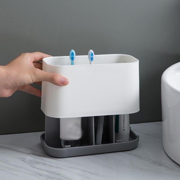 bathroom storage & organization multifunctional multi slot accessories modern easy clean toothpaste counterdetachable toothbrush holder
bathroom storage & organization multifunctional multi slot accessories modern easy clean toothpaste counterdetachable toothbrush holder