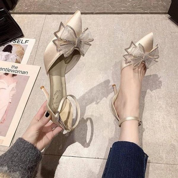 women's butterfly heel sandals, diamond shoes, high heels, pointed 2021 sandals, Black
women's butterfly heel sandals, diamond shoes, high heels, pointed 2021 sandals, Black