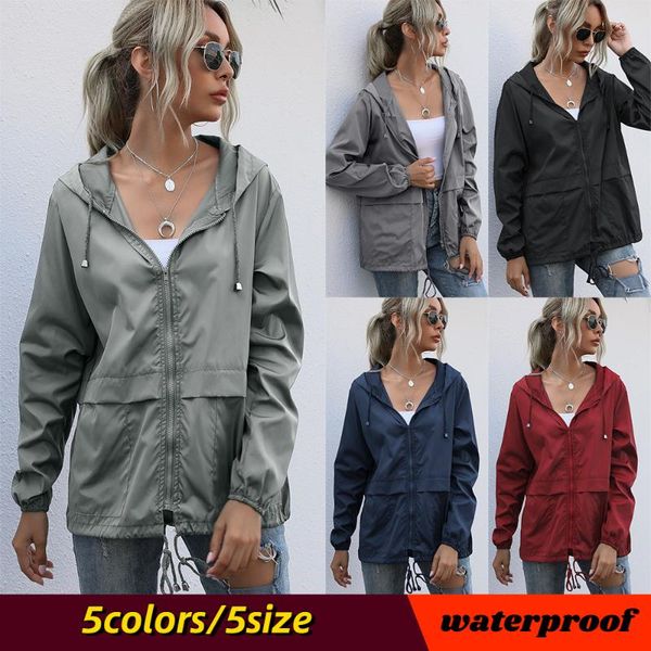 women's jackets zippered hoodie lightweight outdoor hiking raincoat jacket waterproof and windroof air permeability, Black;brown
women's jackets zippered hoodie lightweight outdoor hiking raincoat jacket waterproof and windroof air permeability, Black;brown