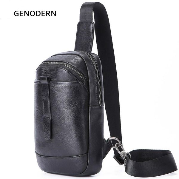 waist bags genodern man genuine leather chest bag for men leisure sling single shoulder messenger pack
waist bags genodern man genuine leather chest bag for men leisure sling single shoulder messenger pack