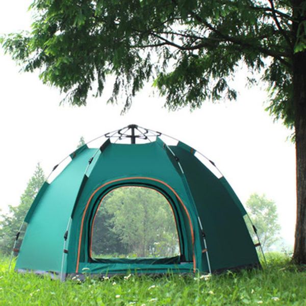 tents and shelters hexagonal tent 3-4 people quick automatic opening outdoor camping 190t silver coated cloth wigwam three colors available
tents and shelters hexagonal tent 3-4 people quick automatic opening outdoor camping 190t silver coated cloth wigwam three colors available