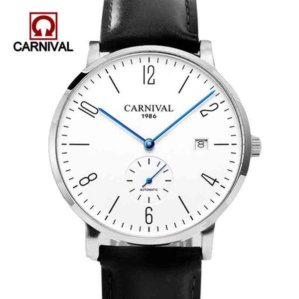 relogio masculino carnival brand luxury automatic watch men ultra thin business calendar mechanical wrist watches clock man 2020, Silver
relogio masculino carnival brand luxury automatic watch men ultra thin business calendar mechanical wrist watches clock man 2020, Silver