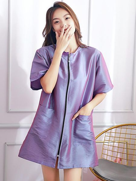 hair salon workwear long sleeve mid-long zipper clothes hairdresser haircut apron short overall aprons
hair salon workwear long sleeve mid-long zipper clothes hairdresser haircut apron short overall aprons