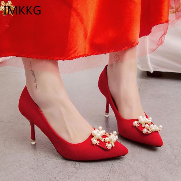 women's pumps shallow string bead wedding shoes korean fashion women solid flock pointed toe high heels 5cm/7cm/9cm v419 dress, Black
women's pumps shallow string bead wedding shoes korean fashion women solid flock pointed toe high heels 5cm/7cm/9cm v419 dress, Black