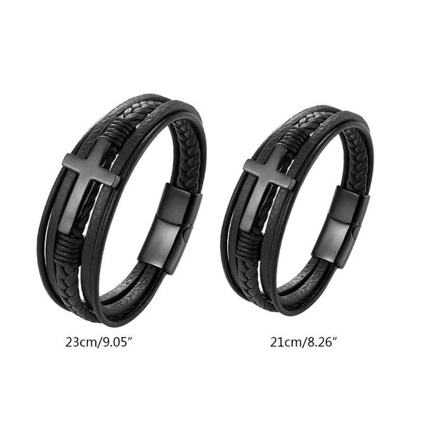 charm bracelets european american stainless steel bracelet men cross jewelry men's casting retro titanium braided bangle, Golden;silver
charm bracelets european american stainless steel bracelet men cross jewelry men's casting retro titanium braided bangle, Golden;silver