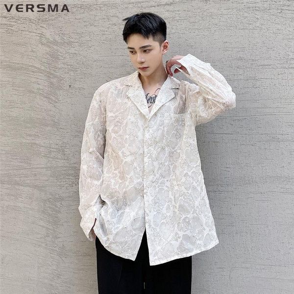 men's casual shirts versma korean kpop chic flower print blouse shirt men autumn vintage long sleeve hawaiian women plus size drop, White;black
men's casual shirts versma korean kpop chic flower print blouse shirt men autumn vintage long sleeve hawaiian women plus size drop, White;black