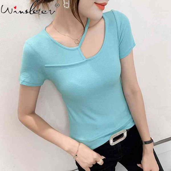 women's t-shirt summer korean style solid cotton hollow out irregularity fashion women short sleeve all match tees t1472, White
women's t-shirt summer korean style solid cotton hollow out irregularity fashion women short sleeve all match tees t1472, White