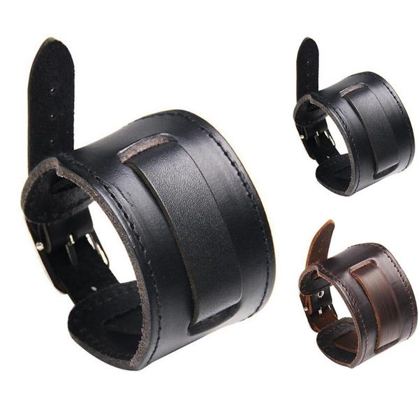 charm bracelets fashion faux leather bracelet vintage adjustable cuff wristband punk for men women, Golden;silver
charm bracelets fashion faux leather bracelet vintage adjustable cuff wristband punk for men women, Golden;silver