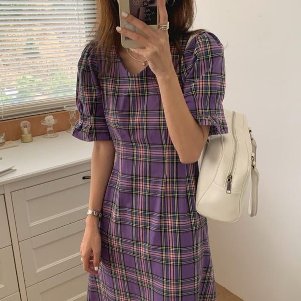 casual dresses vintage elegance sleeves 2021 plaid gentle femme streetwear sweet ol chic all match long es vestidos ctkv, Black;gray
casual dresses vintage elegance sleeves 2021 plaid gentle femme streetwear sweet ol chic all match long es vestidos ctkv, Black;gray