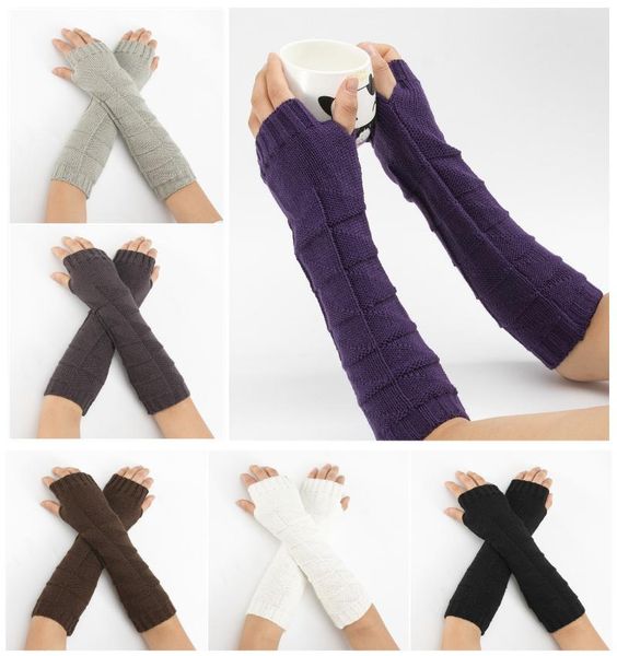 five fingers gloves wool half finger knitted winter women warm fingerless long knit mitten solid color fashion arm warmers, Blue;gray
five fingers gloves wool half finger knitted winter women warm fingerless long knit mitten solid color fashion arm warmers, Blue;gray