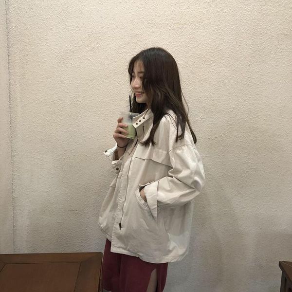 women's jackets 2021 autumn harajuku jacket women arrival outwear turn-down collar coat hip hop streetwear loose bf style j97, Black;brown
women's jackets 2021 autumn harajuku jacket women arrival outwear turn-down collar coat hip hop streetwear loose bf style j97, Black;brown