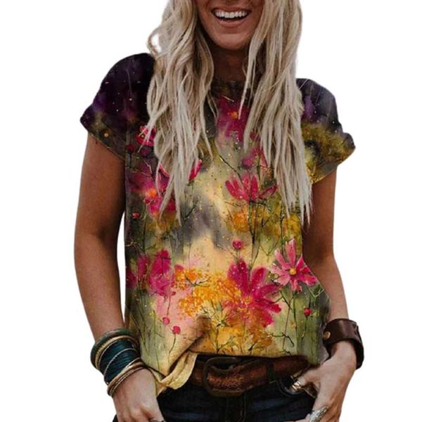 women's t-shirt summer floral print short sleeve tshirts women abstract printing vintage t shirt s-5xl plus size female loose casual st, White
women's t-shirt summer floral print short sleeve tshirts women abstract printing vintage t shirt s-5xl plus size female loose casual st, White