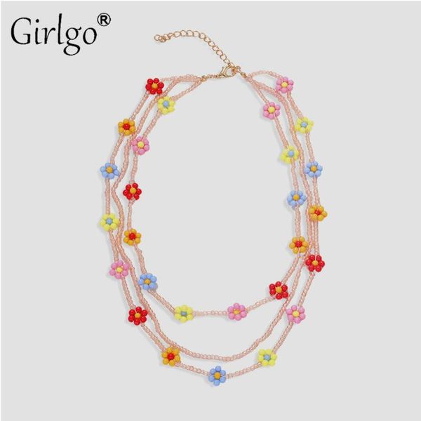 girlgo boho beads strand necklaces for women girls simulated pearls cute flower multicolored collier necklace fashion jewelry chains, Silver
girlgo boho beads strand necklaces for women girls simulated pearls cute flower multicolored collier necklace fashion jewelry chains, Silver
