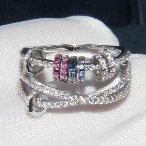 a family s925 sterling silver ring women's color diamond multi fashion index finger personalized accessories trend
a family s925 sterling silver ring women's color diamond multi fashion index finger personalized accessories trend