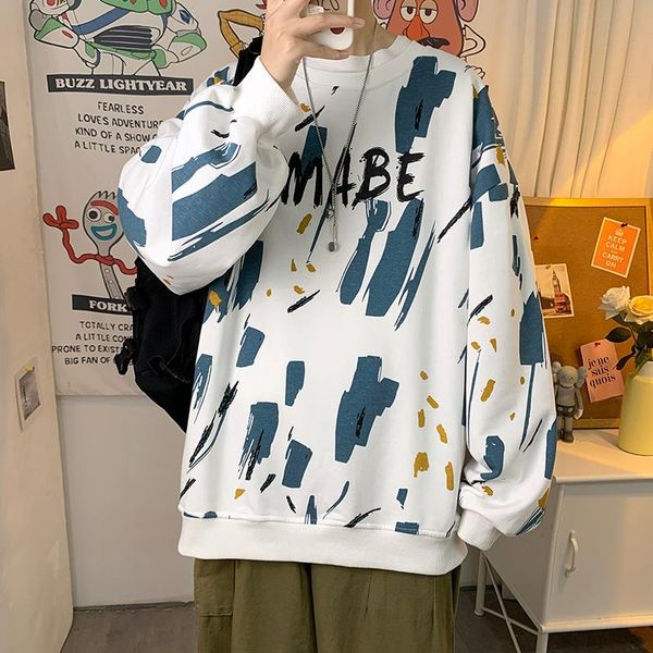 men's hoodies & sweatshirts hip hop oversize loose skateboard rock sport korea fashion print white mens sweatshirt for 2021 autumn spri, Black
men's hoodies & sweatshirts hip hop oversize loose skateboard rock sport korea fashion print white mens sweatshirt for 2021 autumn spri, Black